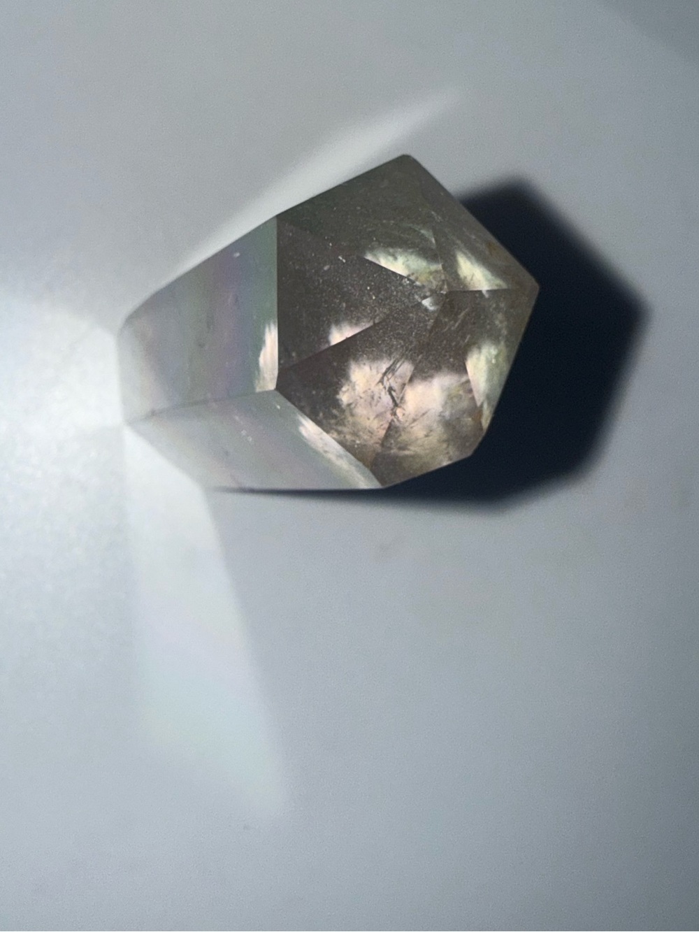 Iridescent Crystal Point Tower - Rainbow Aura Quartz - Picture 6 of 7